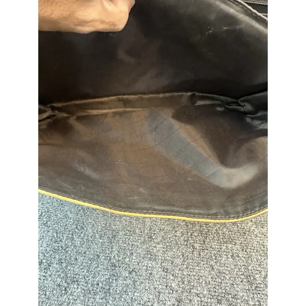 Kenneth Cole Reaction Leather Messenger Bag Tan Distressed for Repair